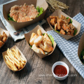 Disposable Kraft Box Containers Kraft Paper Food Tray